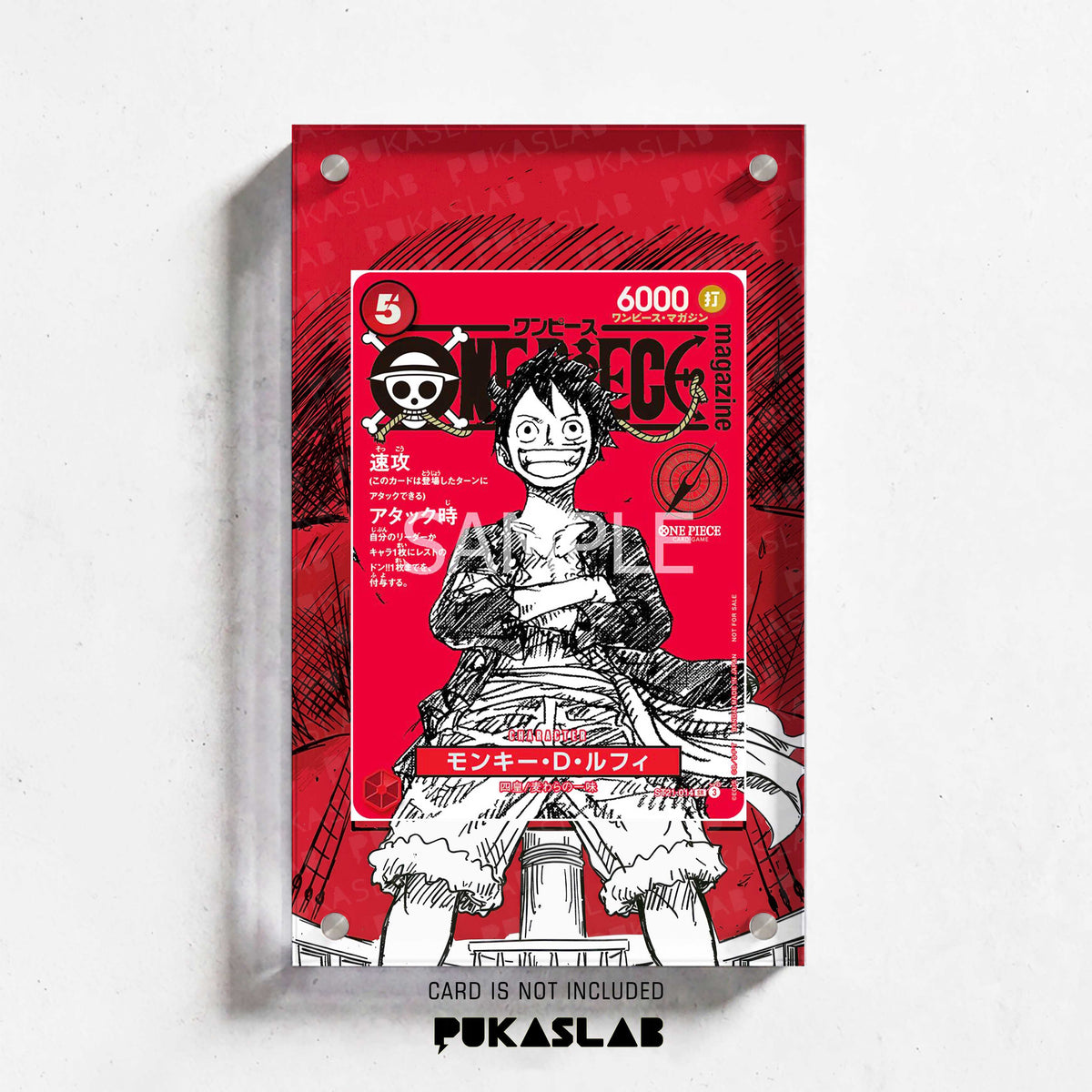 Monkey D. Luffy Magazine promo vol 20 Card ST21-014 Extended Art - Pukaslab