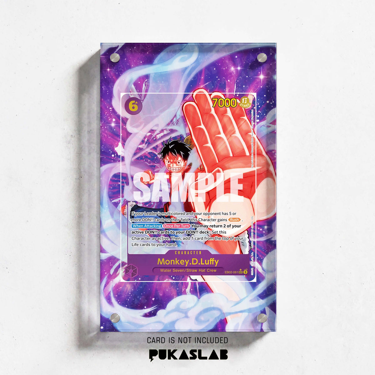 Monkey D. Luffy EB02-061 Sec 3 Extended Art - Pukaslab