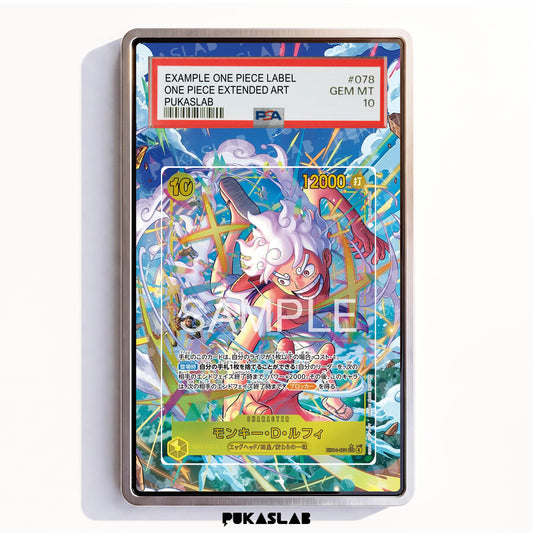 Monkey D. Luffy EB04-061 Sec 4 PSA One Piece Extended Art - Pukaslab