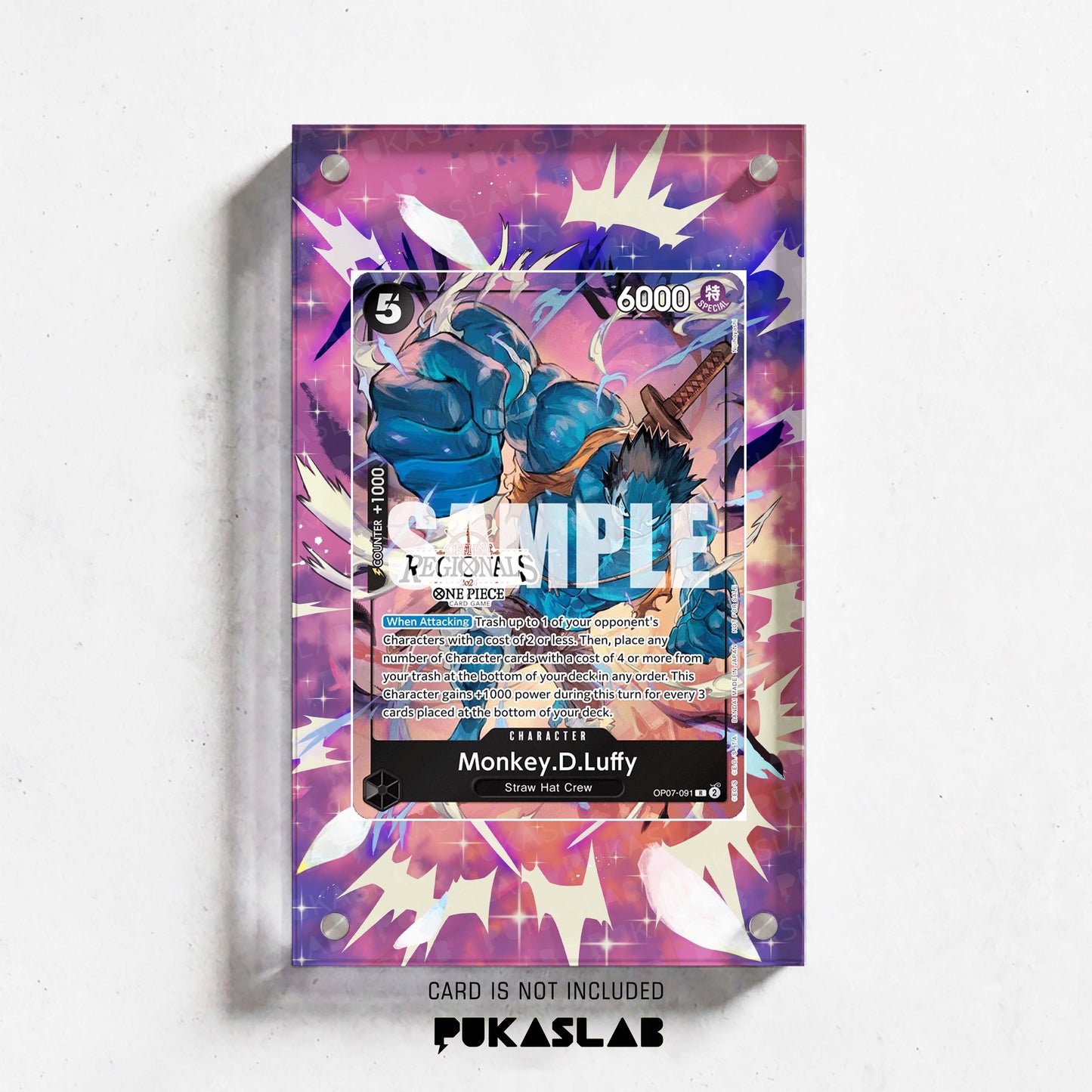 Monkey D. Luffy OP07-091 R Extended Art - Pukaslab