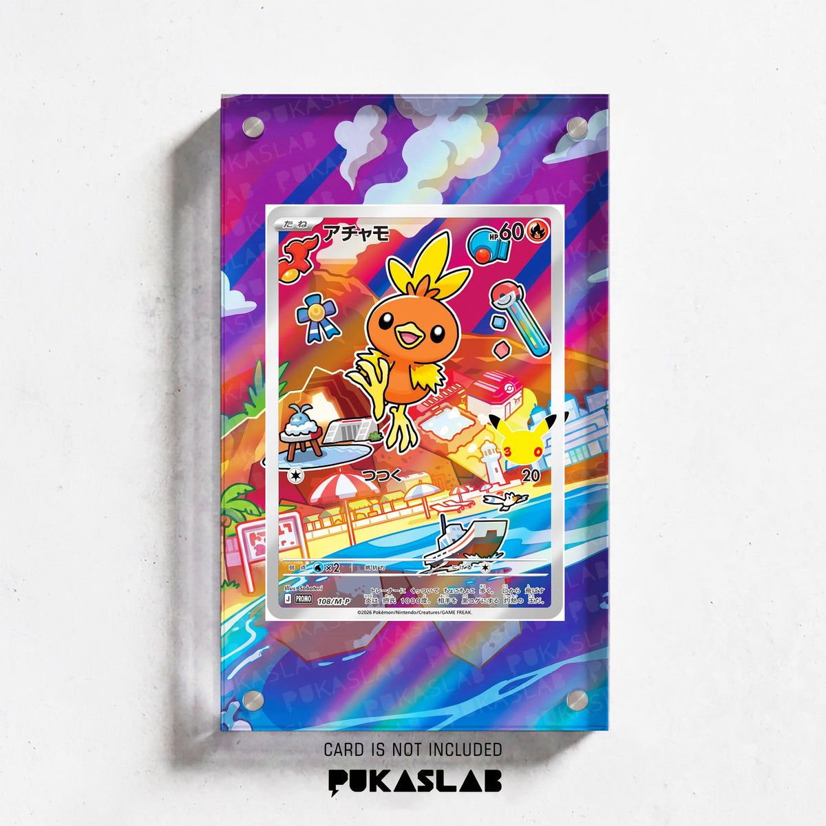 Torchic 108 30th Extended Art Magnetic Case- Pukaslab