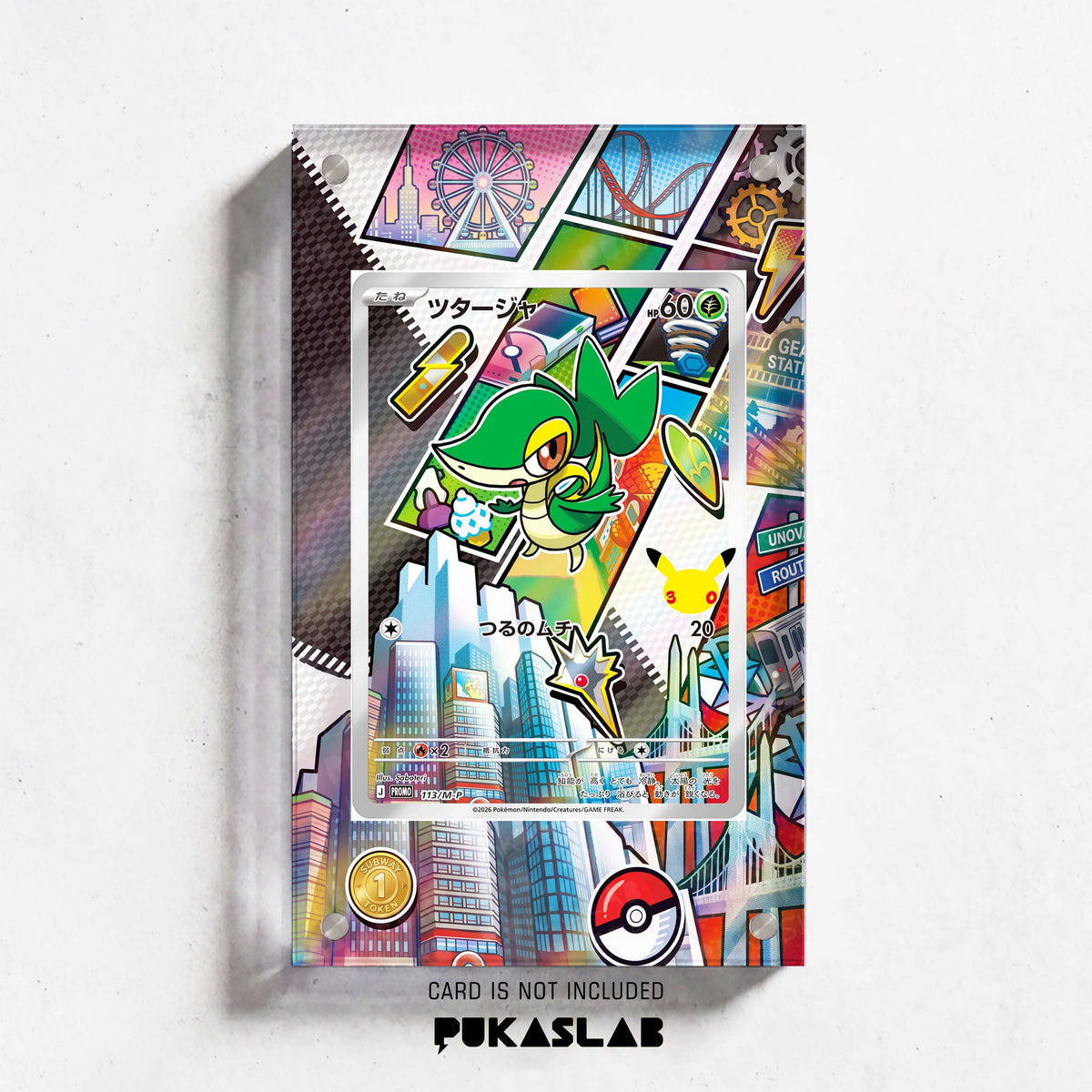 Snivy 113 30th Extended Art Magnetic Case- Pukaslab