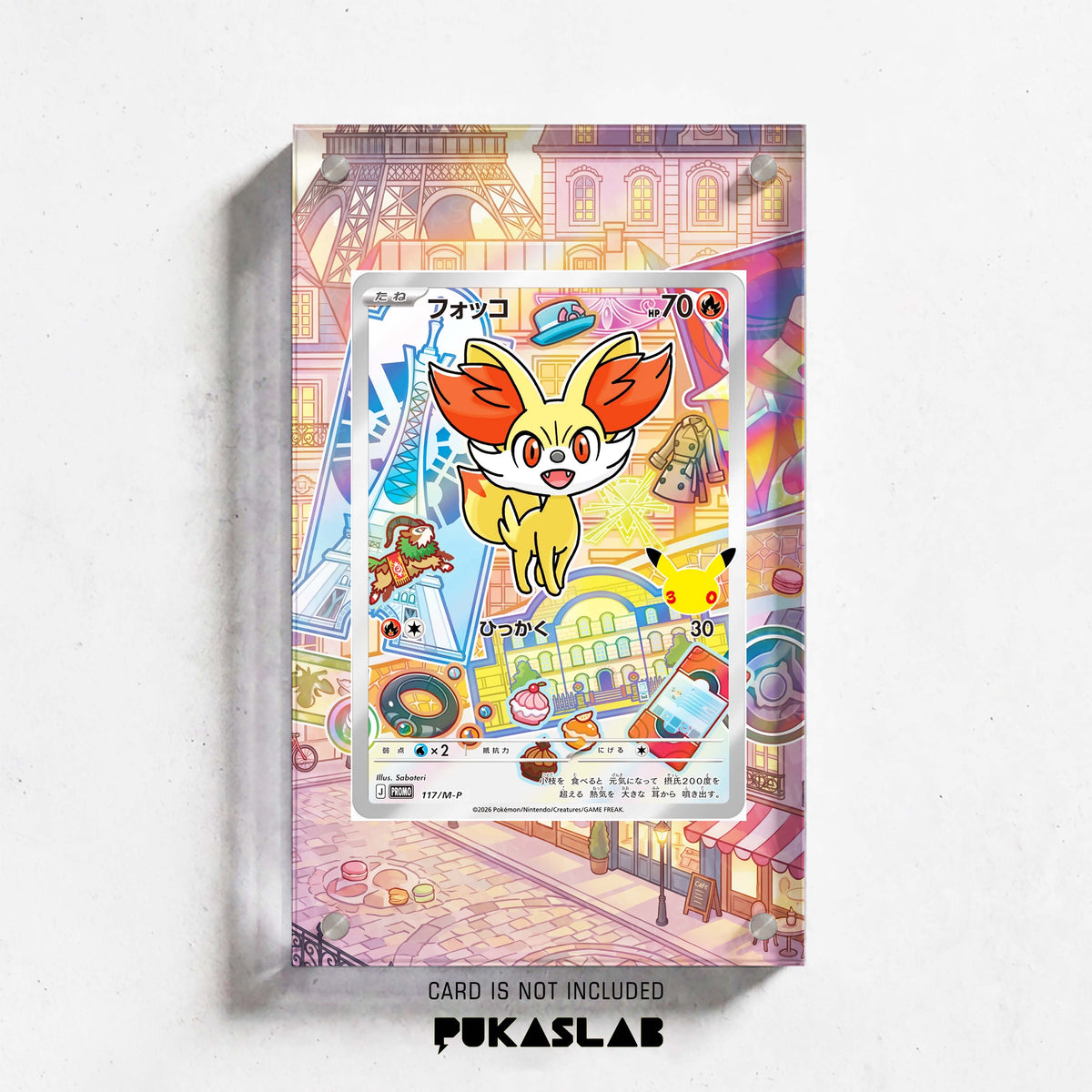 Fennekin 117 30th Extended Art Magnetic Case- Pukaslab