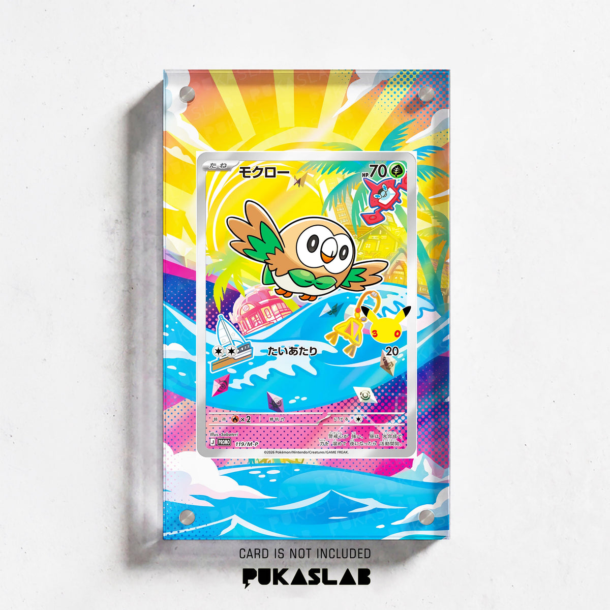 Rowlet 119 30th Extended Art Magnetic Case- Pukaslab