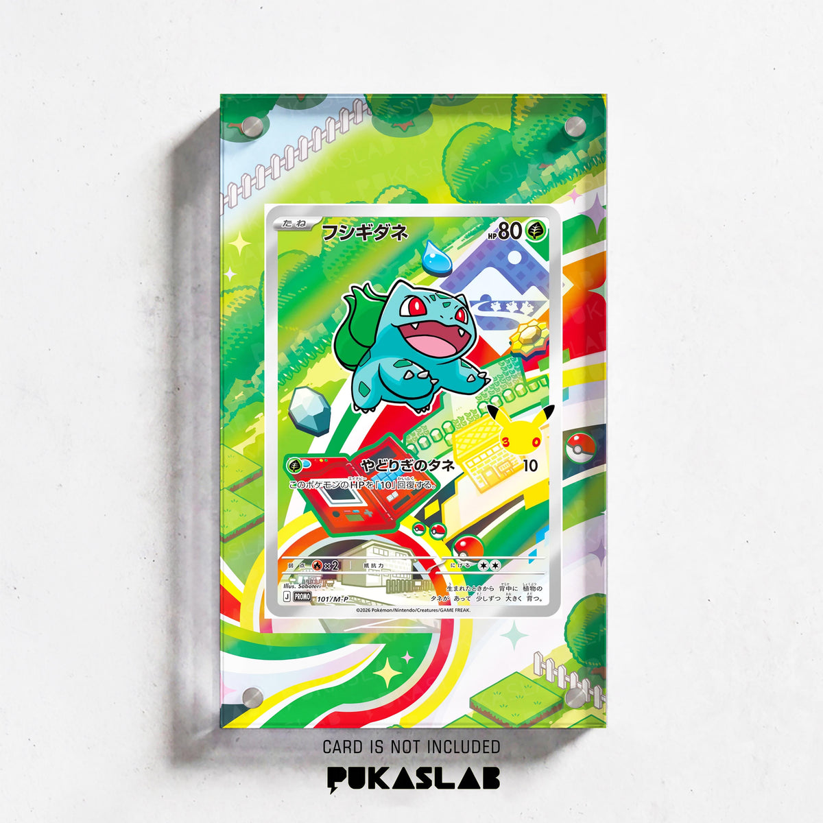 Bulbasaur 101 30th Extended Art Magnetic Case- Pukaslab