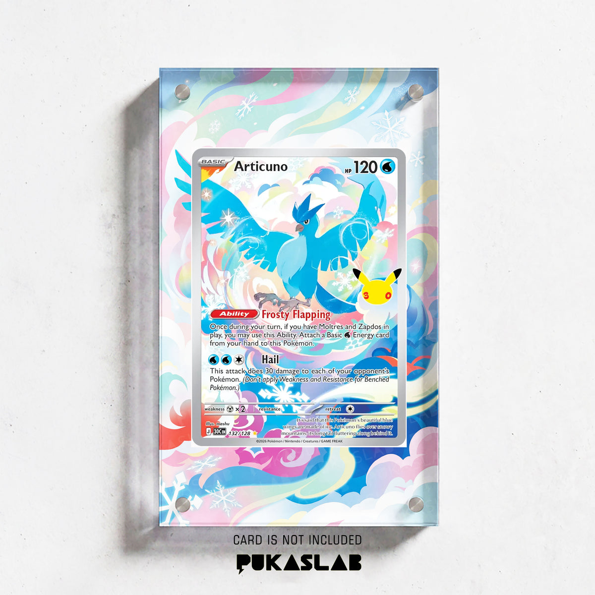 Articuno 132 30th Extended Art Magnetic Case- Pukaslab