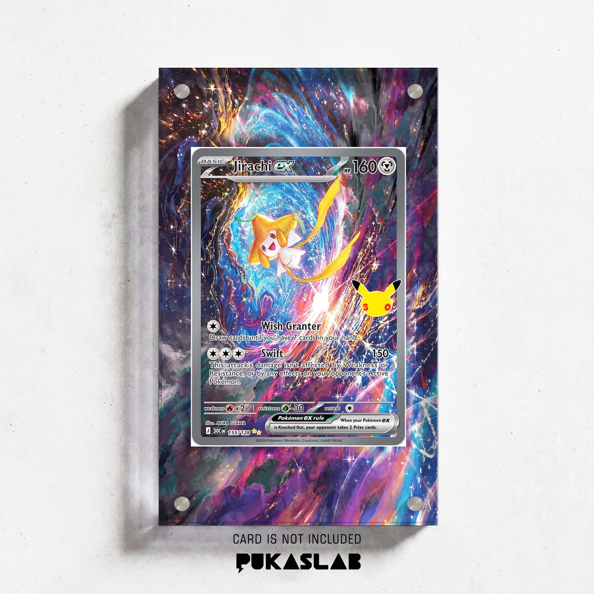 Jirachi ex 155 30th Extended Art Magnetic Case- Pukaslab