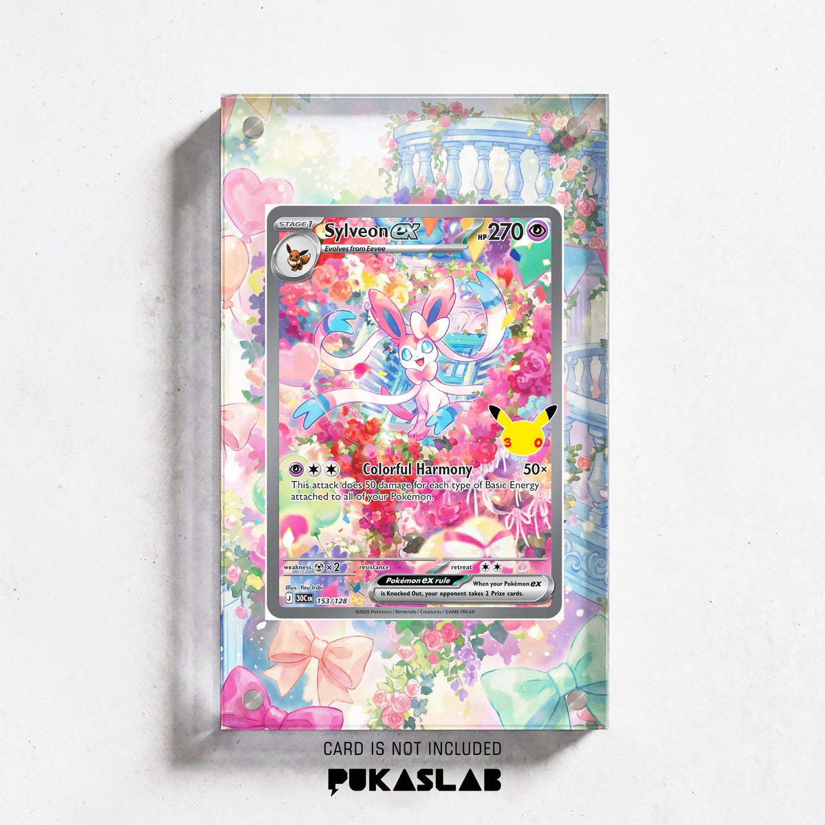 SylveonEx 153 30th Extended Art Magnetic Case- Pukaslab