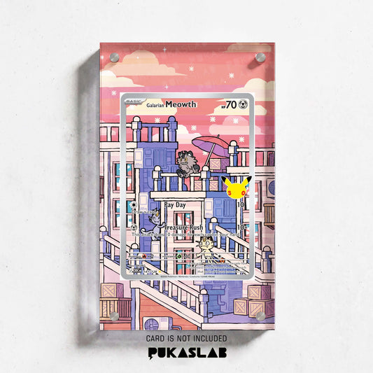 Galarian Meowth 141 30th Extended Art Magnetic Case- Pukaslab