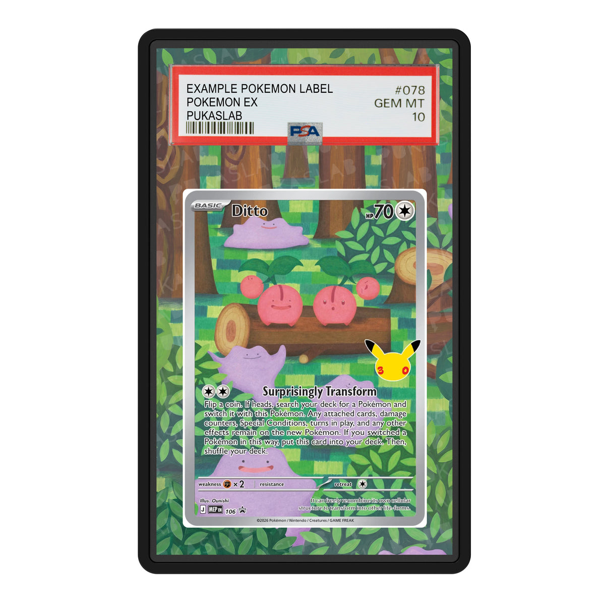 Ditto 106 30th PSA Extended Art - Pukaslab
