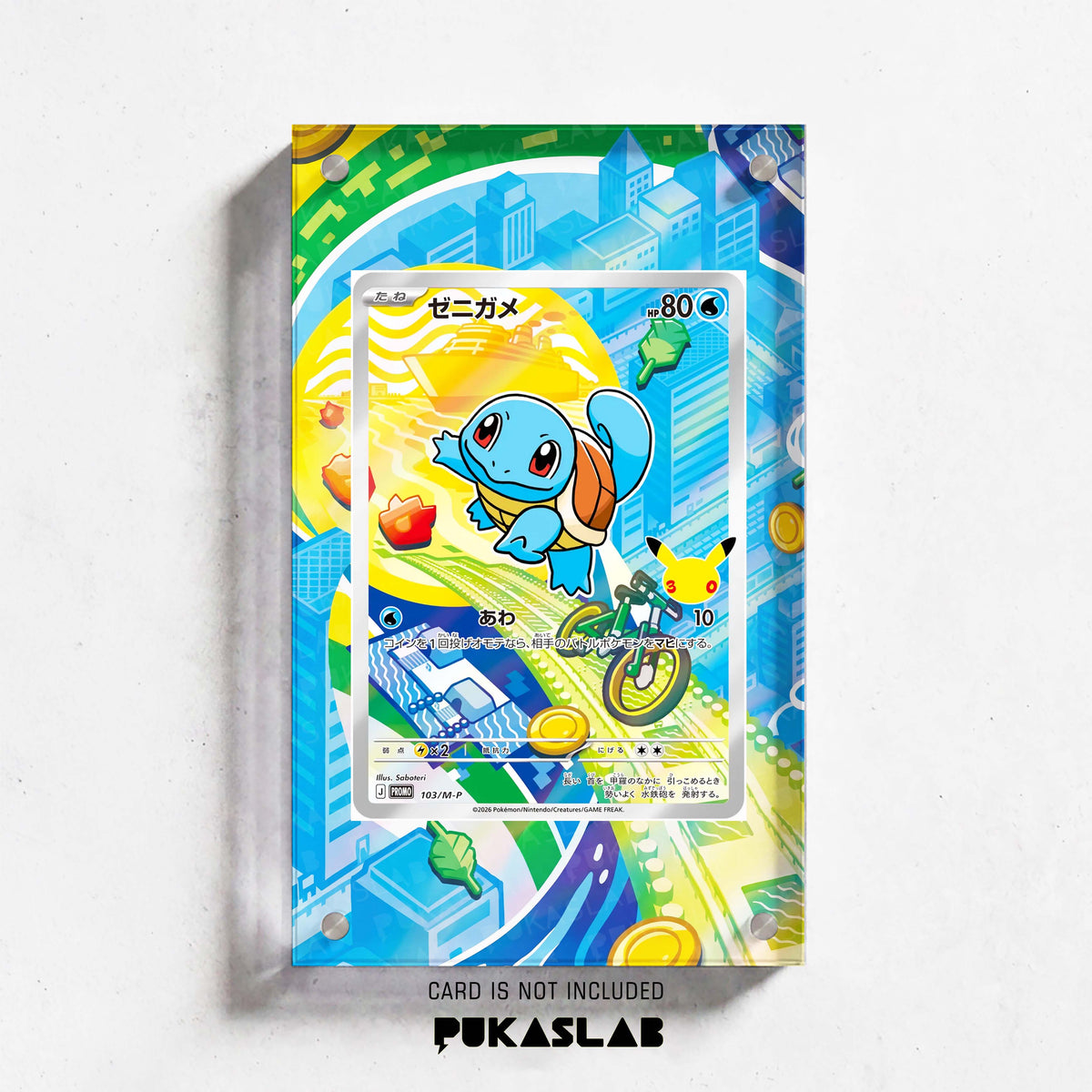 Squirtle 103 30th Extended Art Magnetic Case- Pukaslab