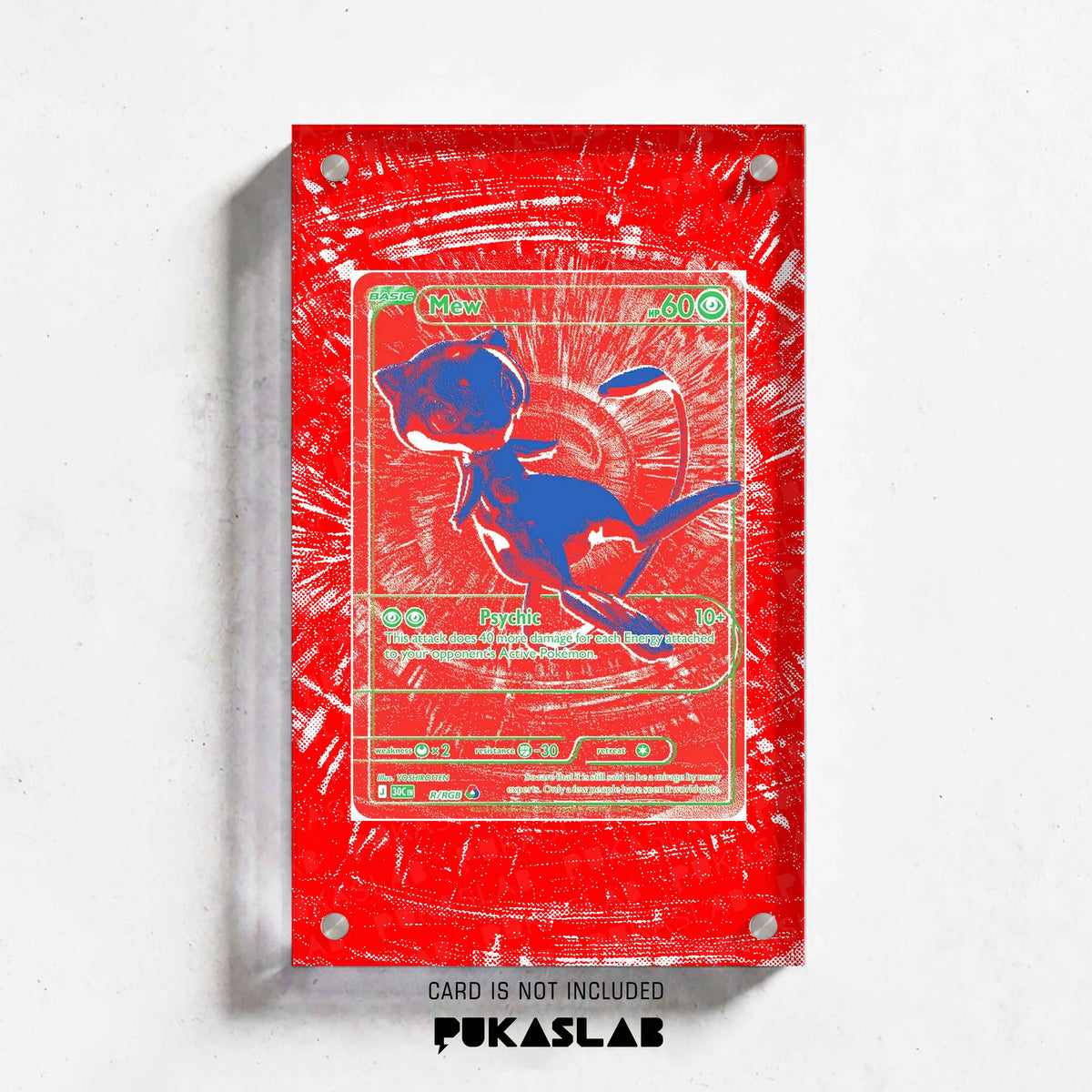 Mew R/RGB 30th Extended Art Magnetic Case- Pukaslab