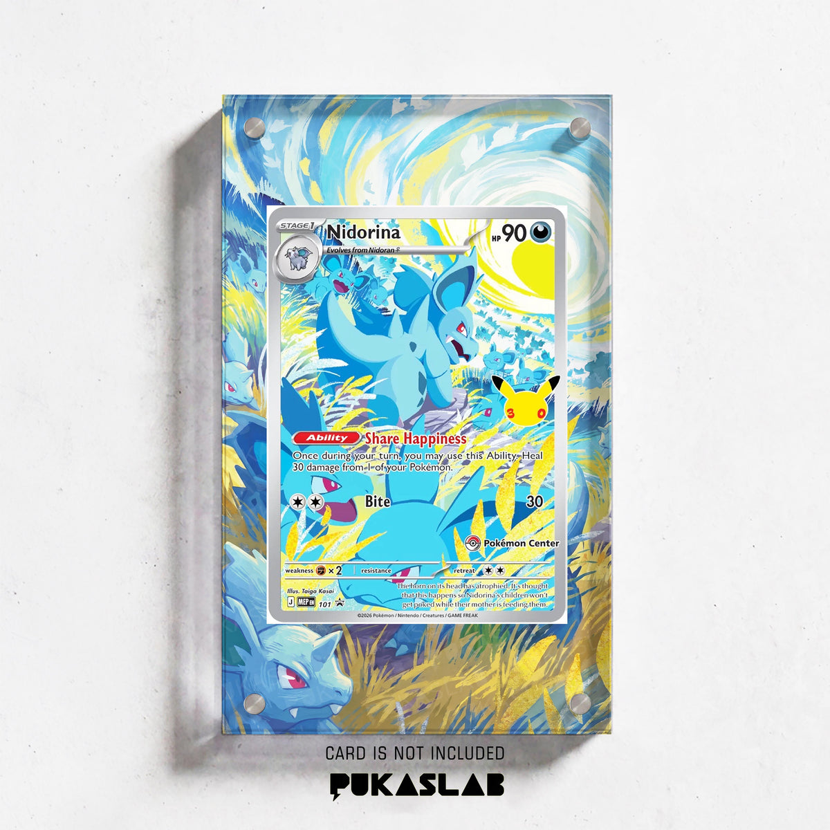Nidorina 101 30th Extended Art Magnetic Case- Pukaslab