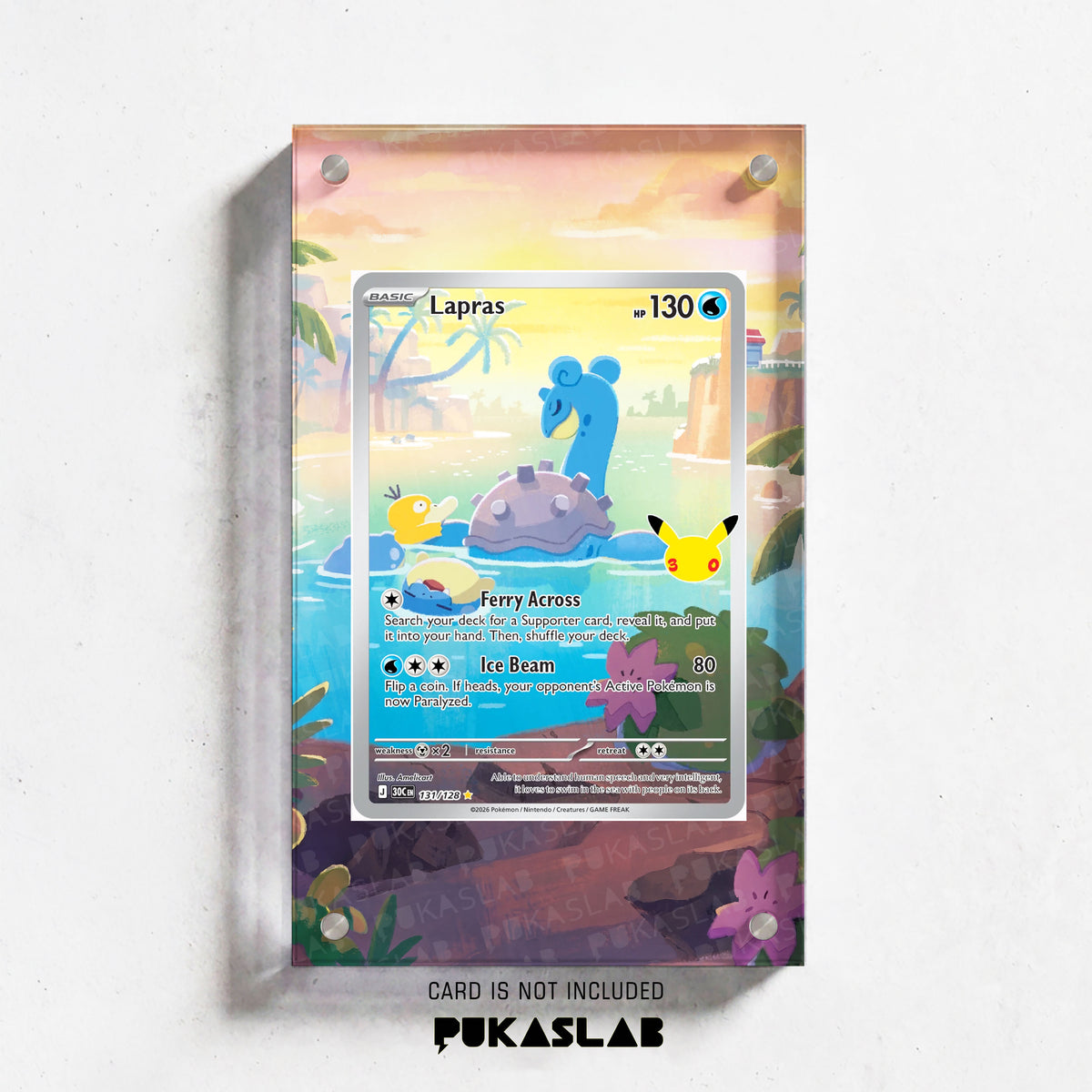 Lapras 131 30th Extended Art Magnetic Case- Pukaslab