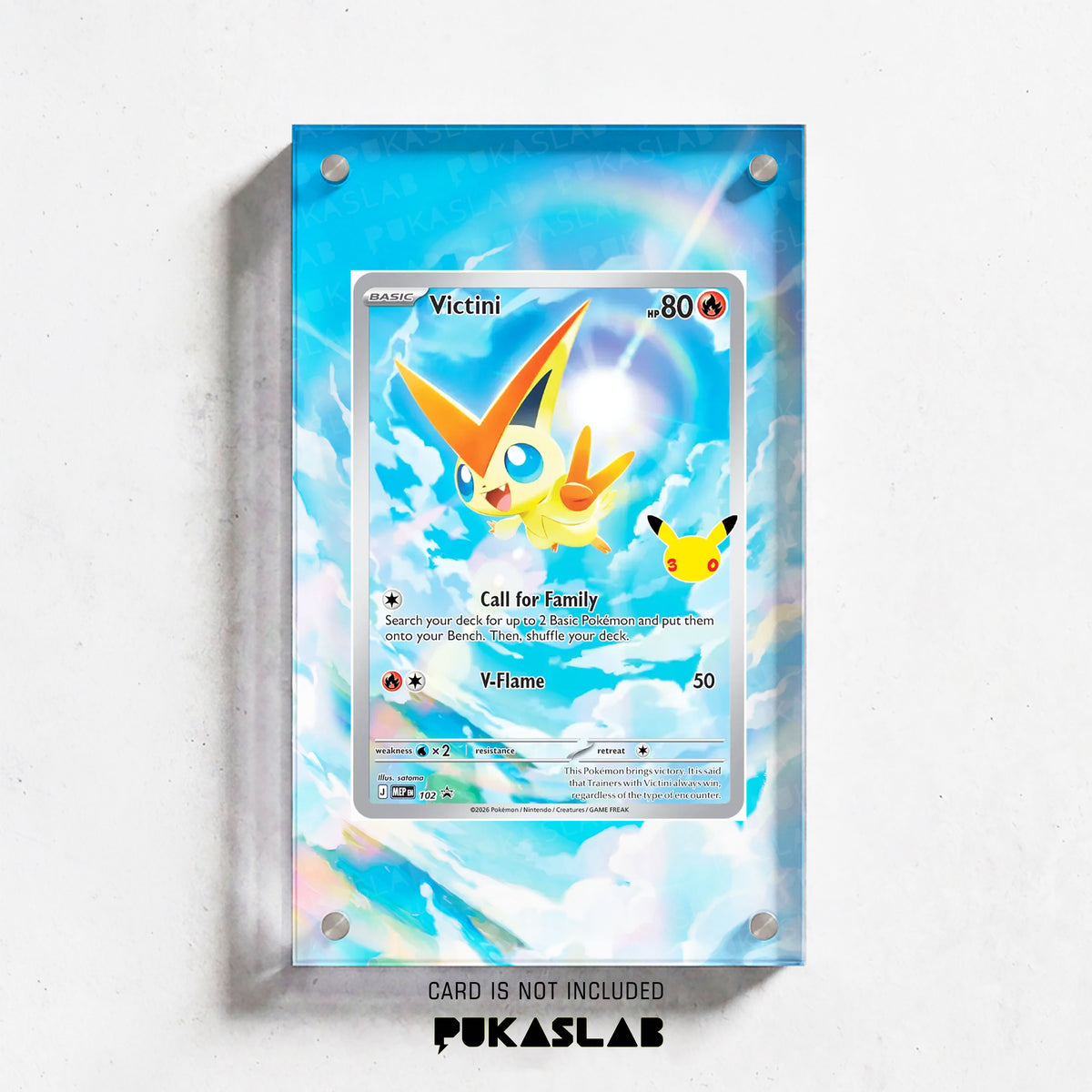 Victini 102 30th Extended Art Magnetic Case- Pukaslab