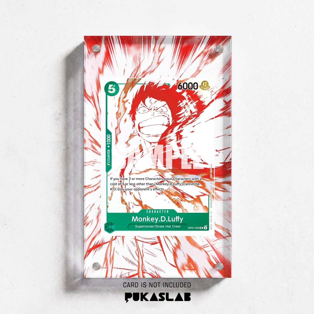 Monkey D. Luffy OP07-033 UC Extended Art - Pukaslab