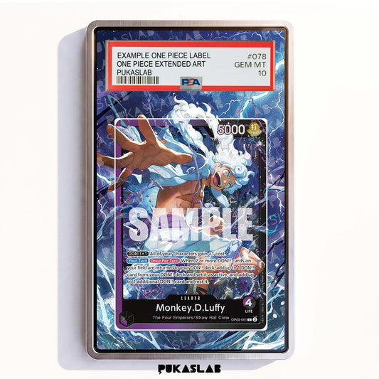 Monkey D. Luffy Leader OP09-061 L PSA One Piece Extended Art - Pukaslab