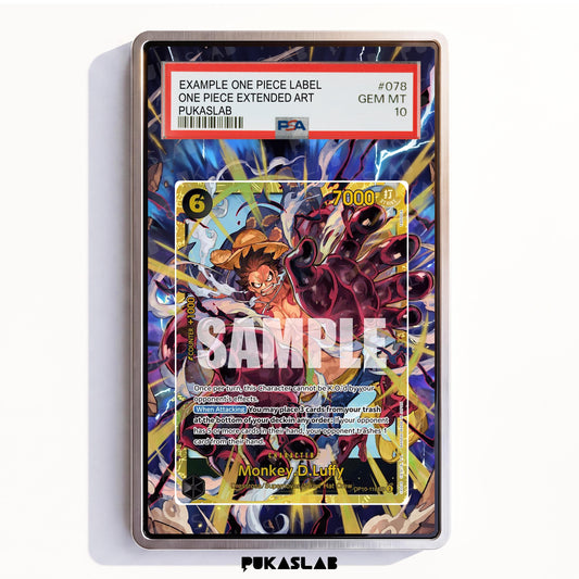 Monkey D. Luffy OP10-118 Sec 3 PSA One Piece Extended Art - Pukaslab