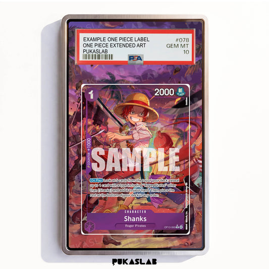 Monkey D. Luffy OP13-065 R PSA One Piece Extended Art - Pukaslab