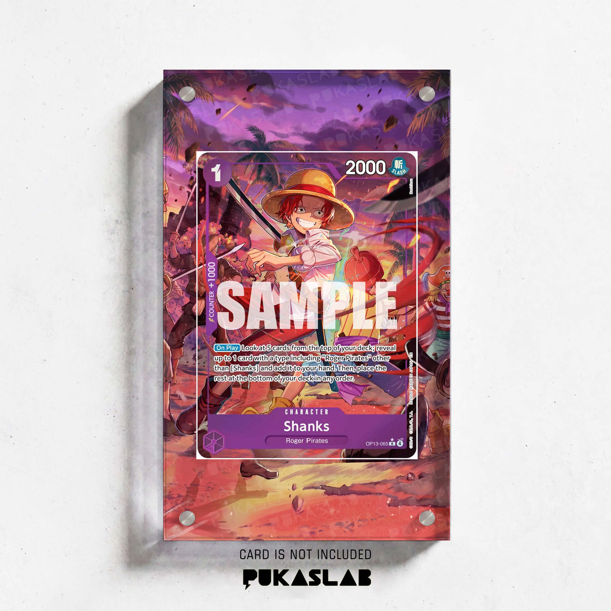 Monkey D. Luffy OP13-065 R Extended Art - Pukaslab