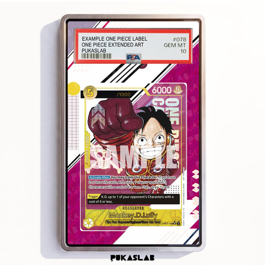 Monkey D. Luffy OP07-109 SR PSA One Piece Extended Art - Pukaslab