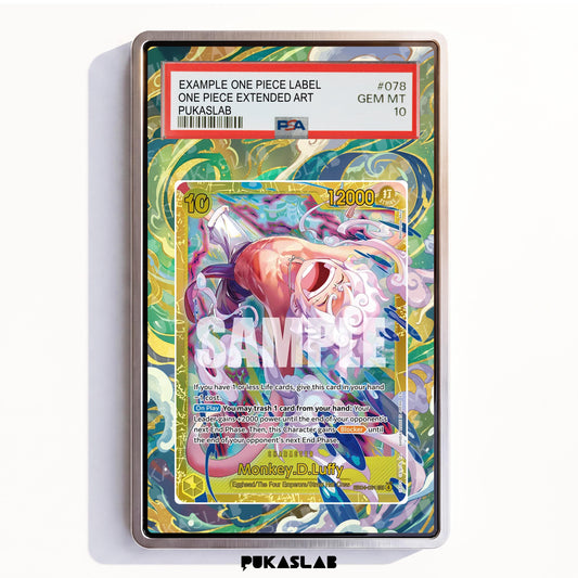 Monkey D. Luffy EB04-061 Sec 4 PSA One Piece Extended Art - Pukaslab