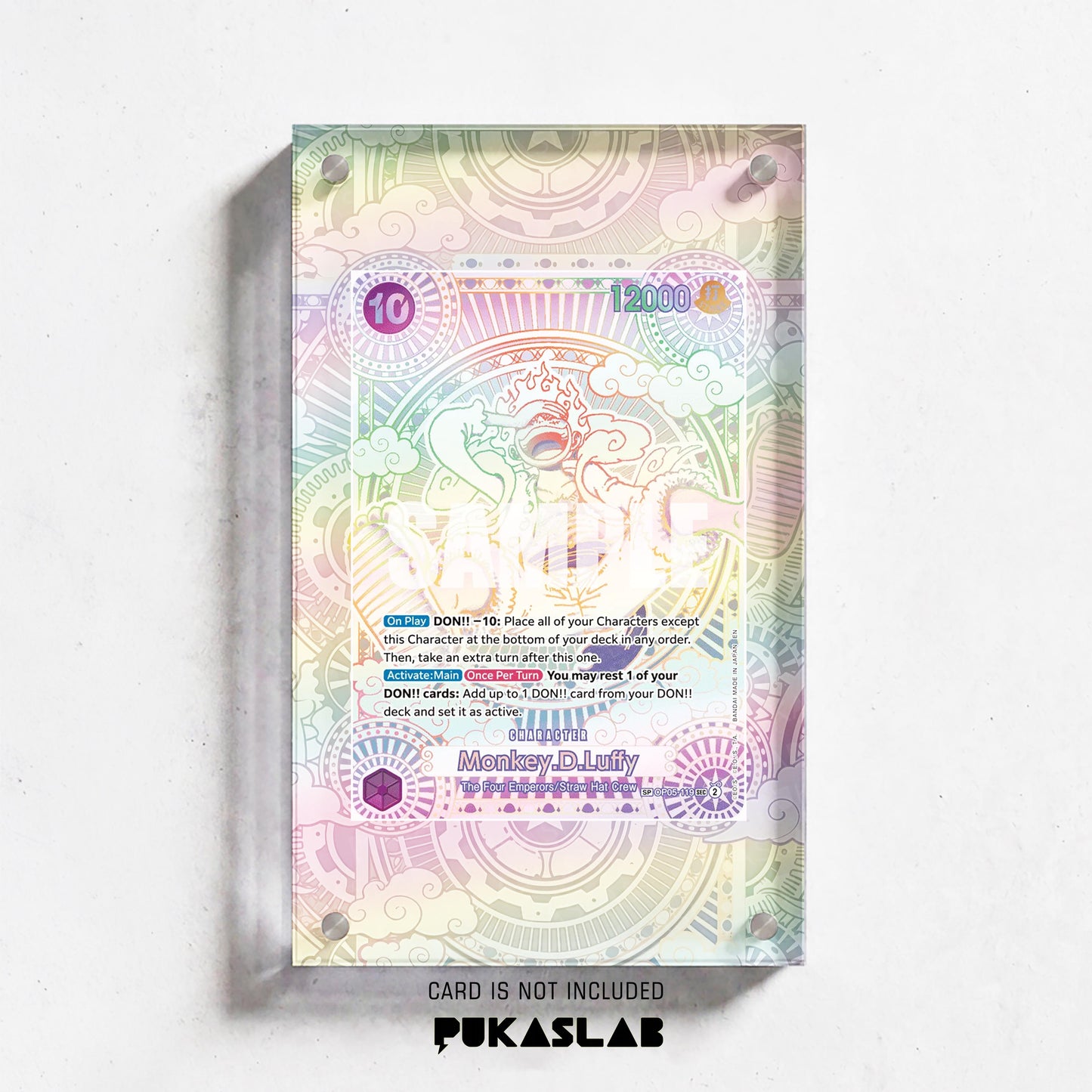 Monkey D. Luffy Silver SP OP05-119 Sec 2 Extended Art - Pukaslab