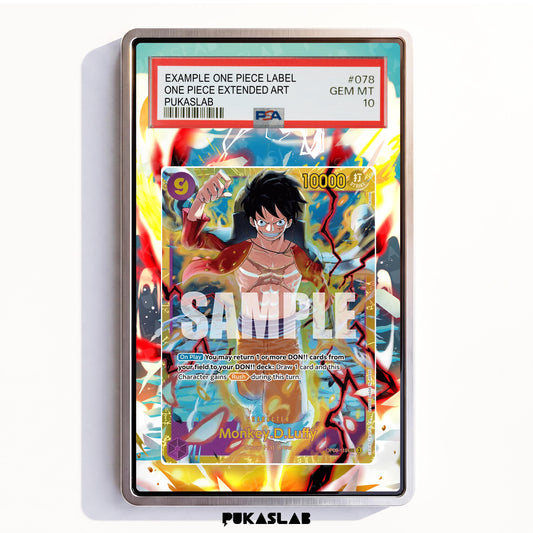Monkey D. Luffy OP09-119 Sec 3 PSA One Piece Extended Art - Pukaslab