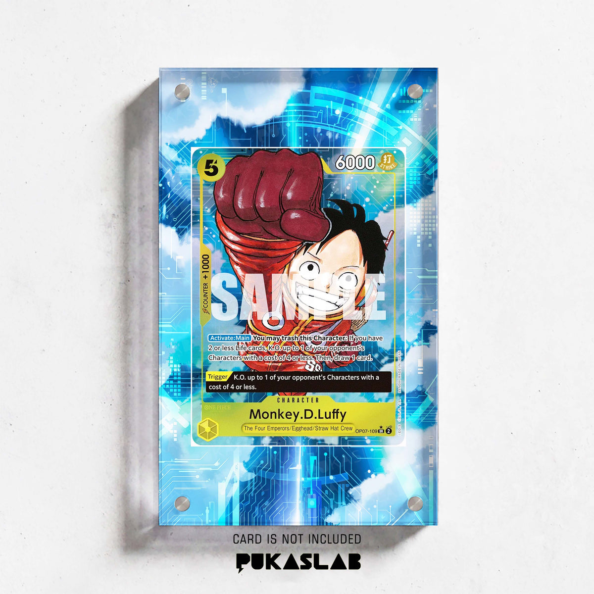 Monkey D. Luffy OP07-109 SR Extended Art - Pukaslab