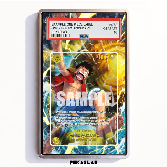 Monkey D. Luffy OP15-119 Sec 4 PSA One Piece Extended Art - Pukaslab