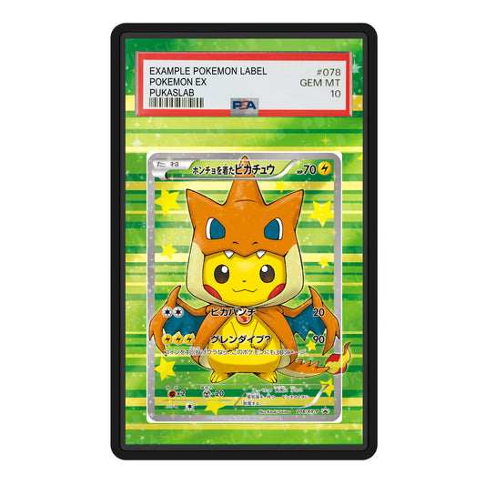 Charizard Poncho Pikachu  208/XY-P Psa Slab Extended Art - Pukaslab