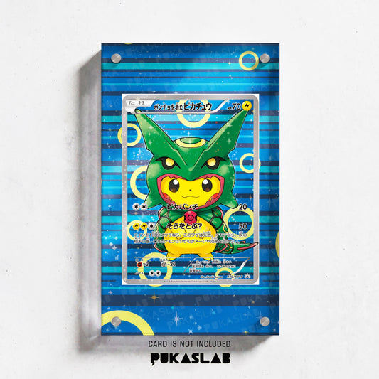 Rayquaza Poncho Pikachu  230/XY-P Extended Art Magnetic Case- Pukaslab