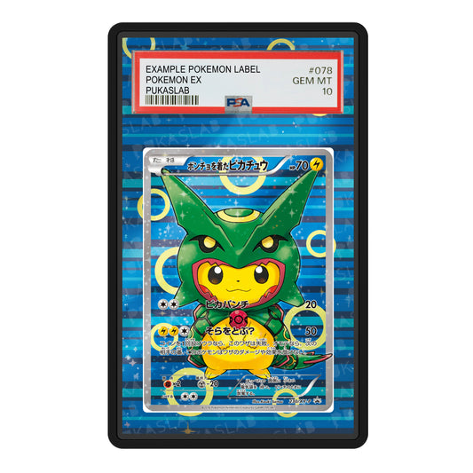 Rayquaza Poncho Pikachu  230/XY-P Psa Slab Extended Art - Pukaslab