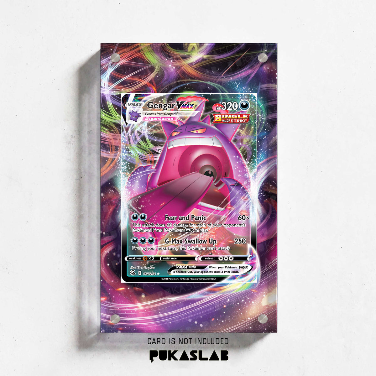 Gengar Vmax 157 Extended Art Magnetic Case- Pukaslab