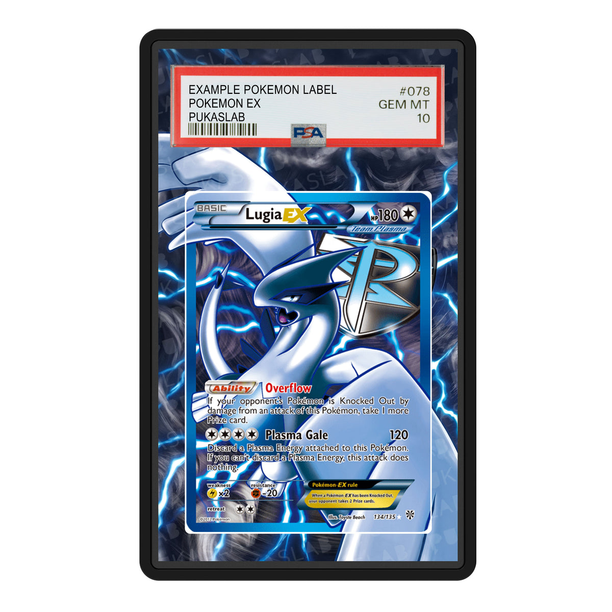 Lugia Ex 134 Psa Slab Extended Art - Pukaslab