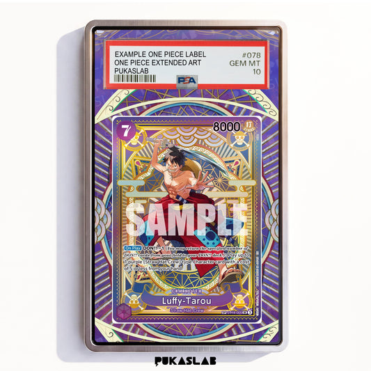 Monkey D. Luffy ST18-005 SR PSA One Piece Extended Art - Pukaslab