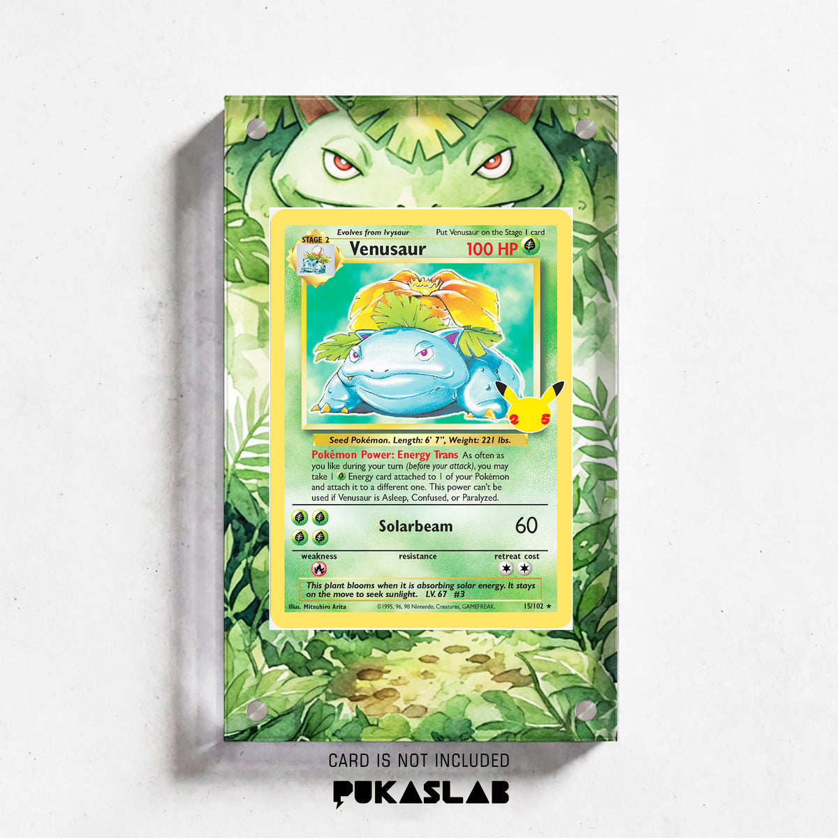 Blastoise 25th 15/102 Extended Art Magnetic Case- Pukaslab