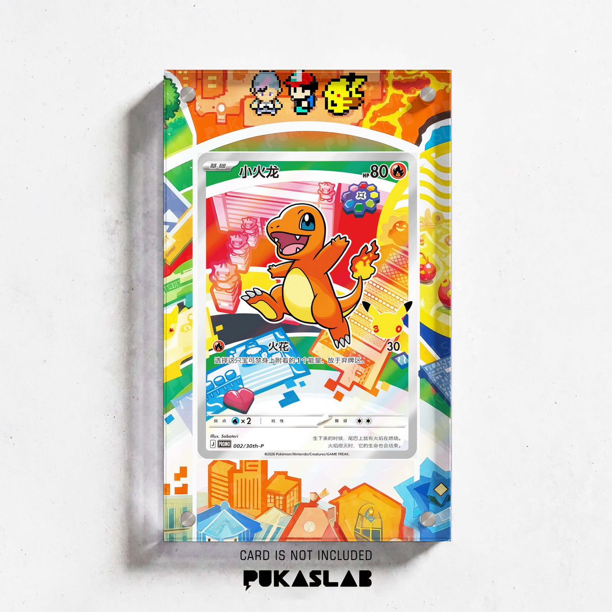 Squirtle 30th Celebration Promo 002/30th-P Extended Art Magnetic Case- Pukaslab