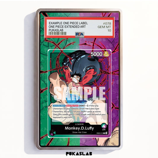 Monkey D. Luffy Leader EB02-010 L PSA One Piece Extended Art - Pukaslab