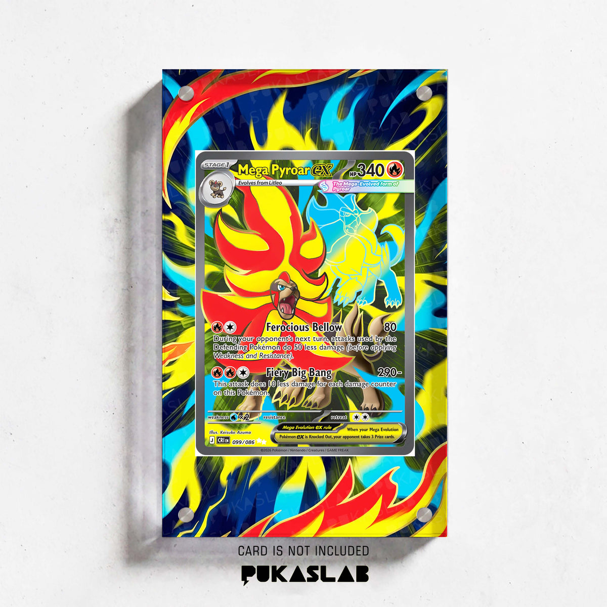 Mega Pyroar Ex 99 Extended Art - Pukaslab