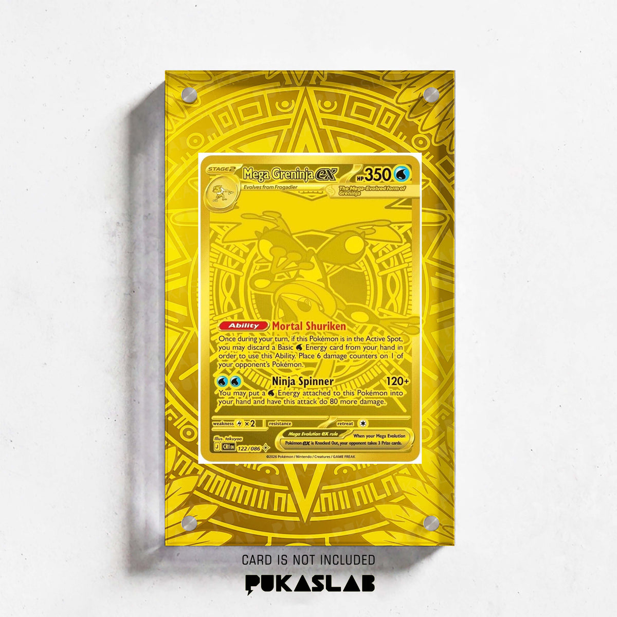 Mega Greninja Ex 122 Extended Art - Pukaslab