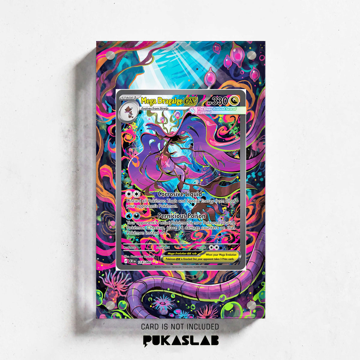 Mega Dragalge Ex 118 Extended Art - Pukaslab