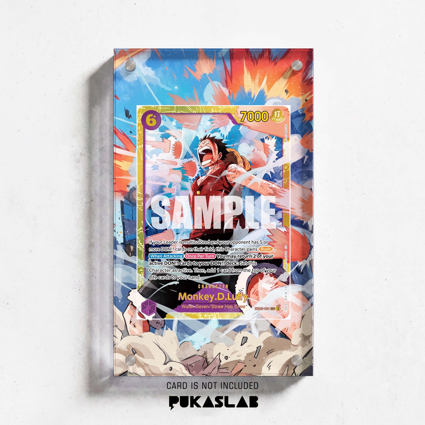Monkey D. Luffy EB02-061 Sec 3 Extended Art - Pukaslab