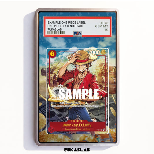 Monkey D. Luffy P-001 Promo PSA One Piece Extended Art - Pukaslab