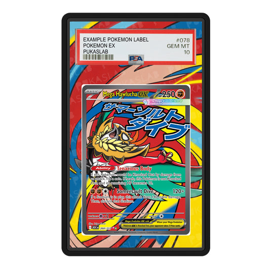 Mega Hawlucha Ex 268/217 Psa Slab Extended Art - Pukaslab