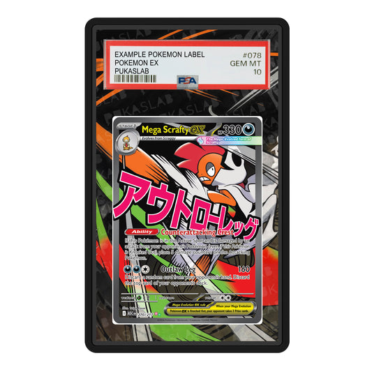 Mega Scrafty Ex 270/217 Psa Slab Extended Art - Pukaslab