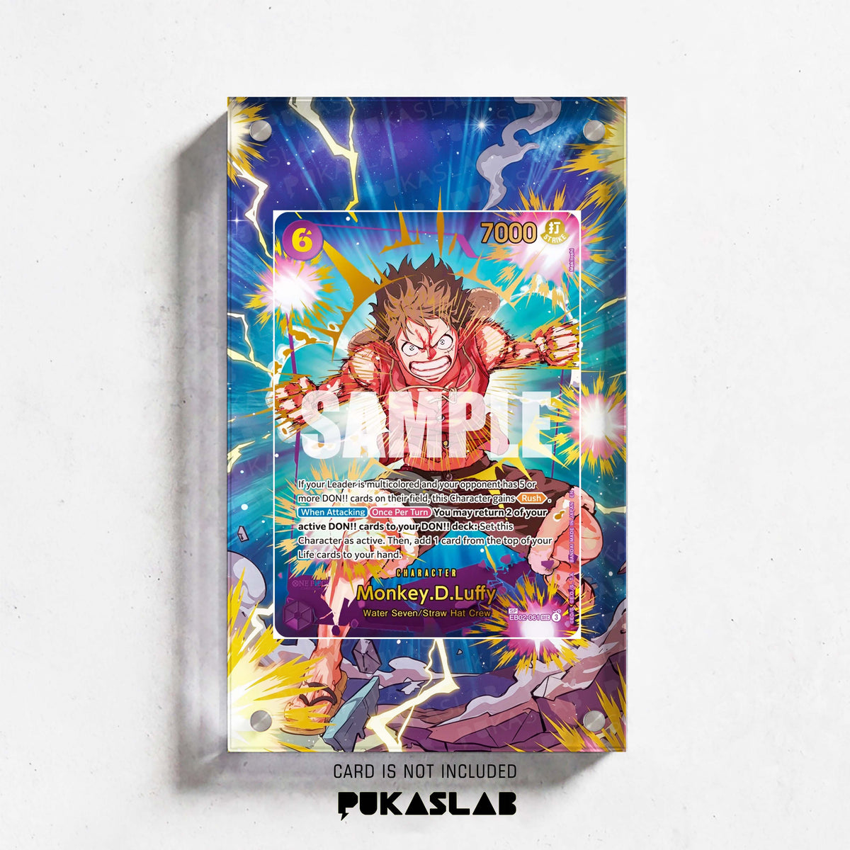Monkey D. Luffy EB02-061 Sec 3 Extended Art - Pukaslab