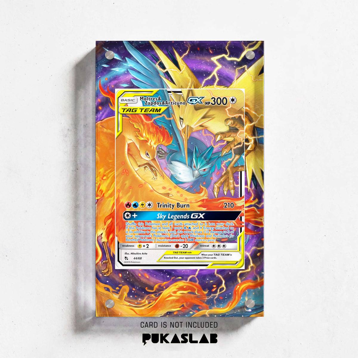 Moltres & Zapdos & Articuno Gx Tag Team Extended Art - Pukaslab