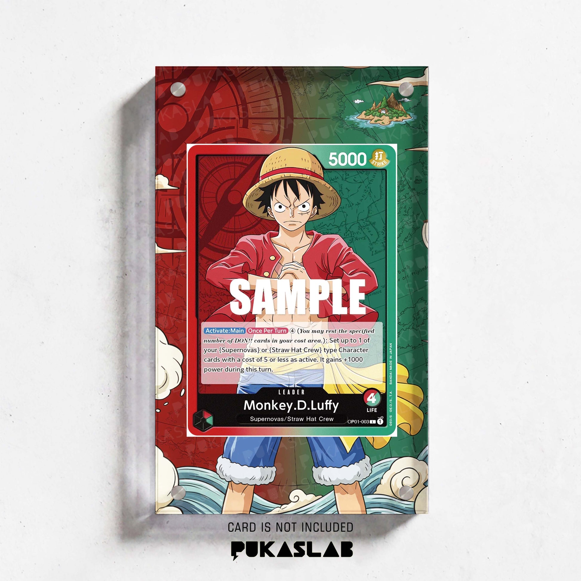 Monkey D. Luffy OP01-003 L Extended Art - Pukaslab