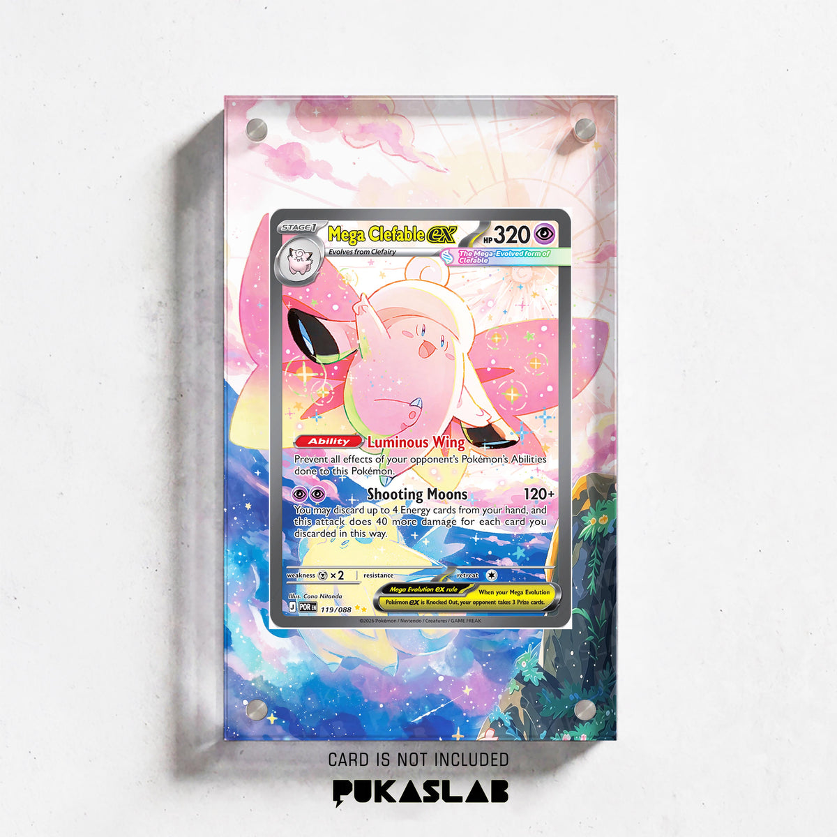 Mega Clefable Ex 119 Extended Art - Pukaslab